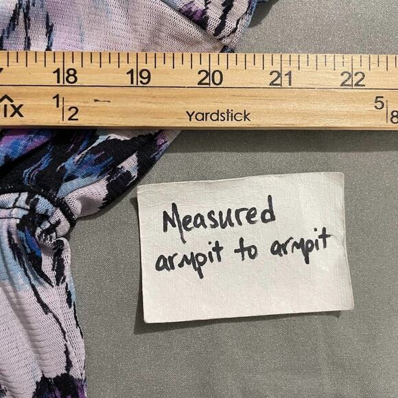 Axcess Size Large Pastel Mesh Babydoll Top Romantic Y2K Feminine Fairy Coquette - Picture 7 of 10